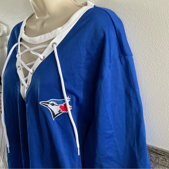 Toronto Blue Jays ladies shirts (lot of 2) Size Large both NWT (P1) - Picture 4 of 14